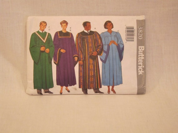 Choir Robe Pattern Butterick 5626 Cheapest Shipping 