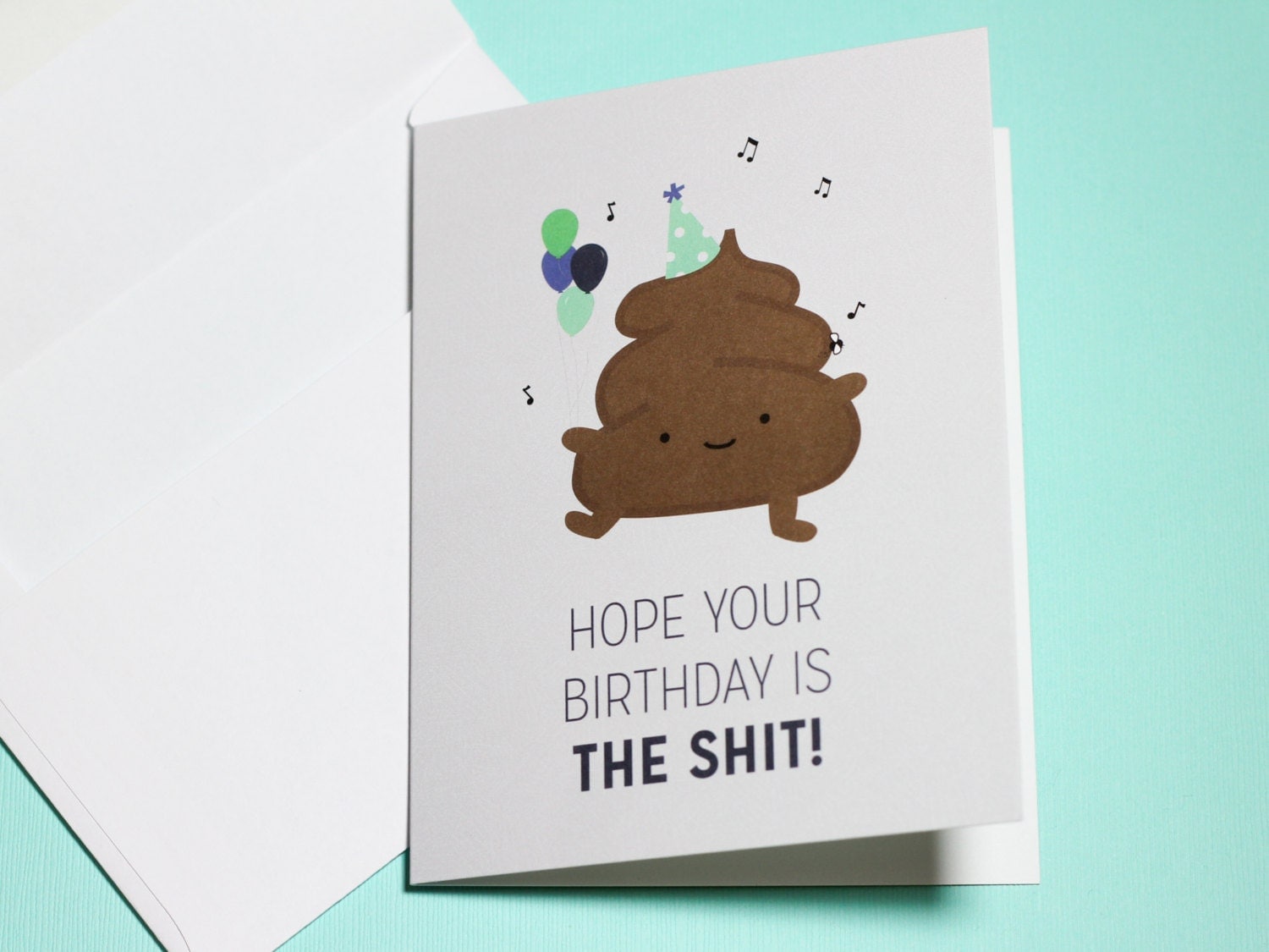 Birthday Poop The Shit Greeting Card