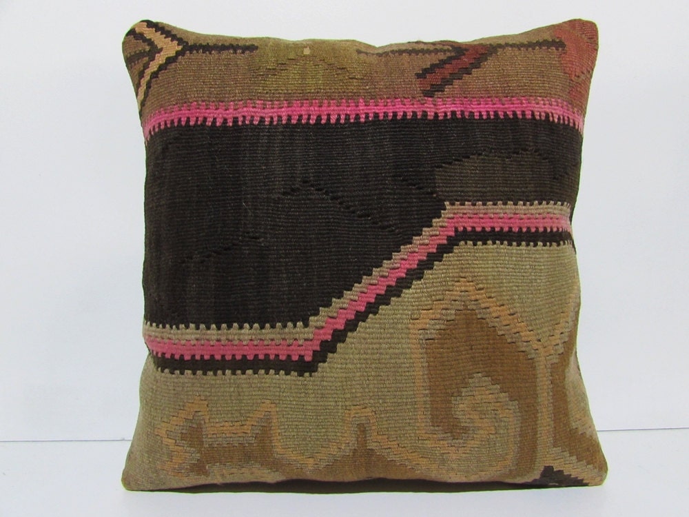 20x20 kilim pillow 20x20 large kilim pillow by DECOLICKILIMPILLOWS