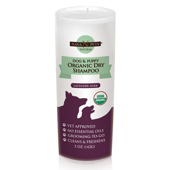 Whitey Dog & Puppy Conditioning Dry Shampoo USDA Organic Lavender