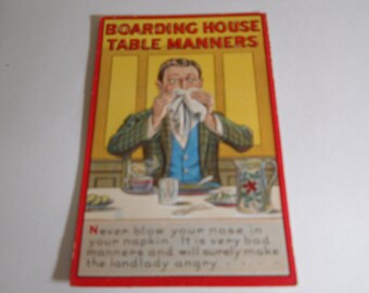 Boarding House Table Manners