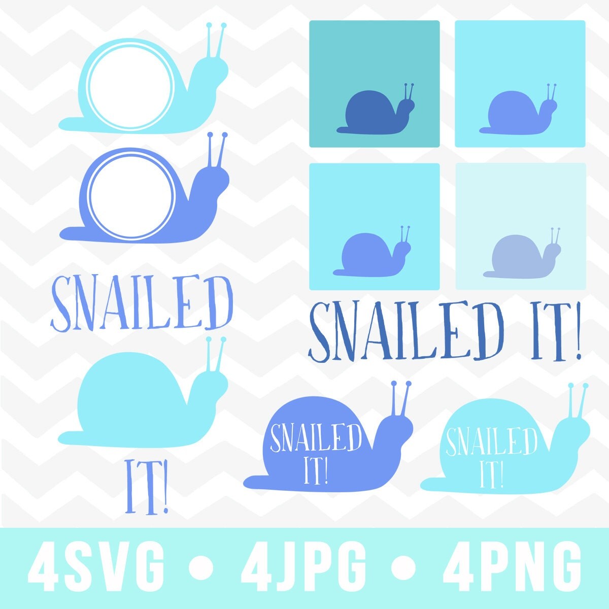 Download Snailed it! Design Pack - SVG Cut Files Silhouette Cricut ...