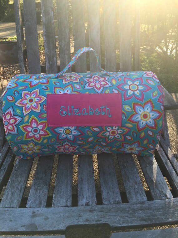 Personalized day care/ kindergarten nap mat in by JustaPiddlin