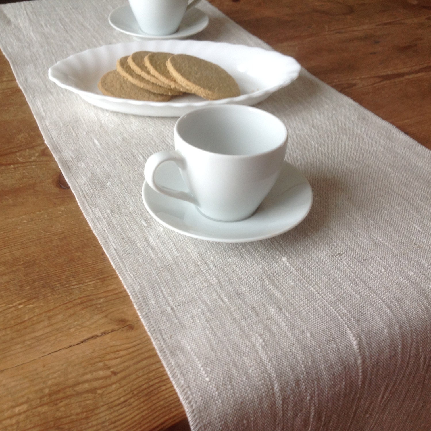 linen table runner / linen runner / rustic linen runner
