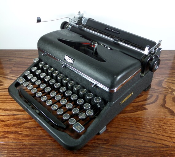 Royal Quiet De Luxe Manual Typewriter Reconditioned and