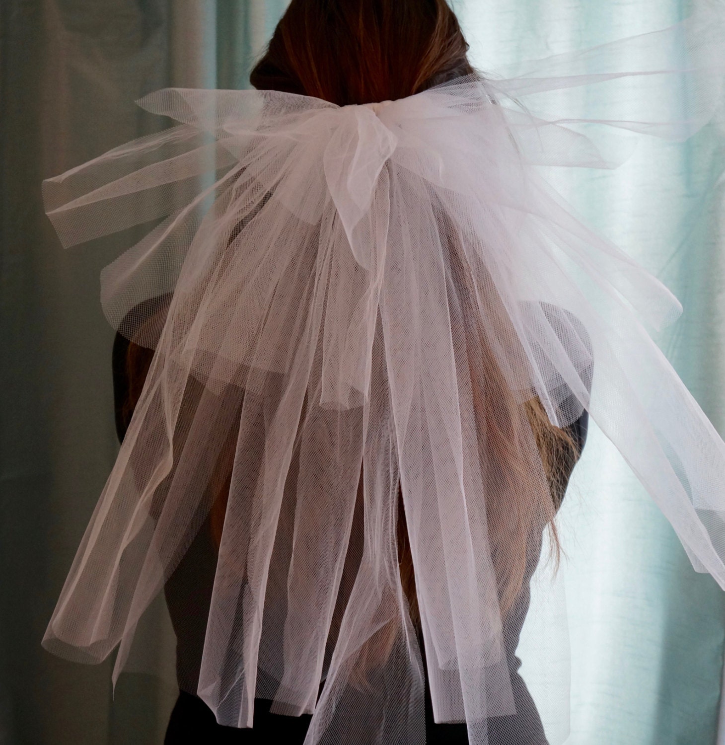 Bachelorette Veil Bridal Shower White Veil 8109