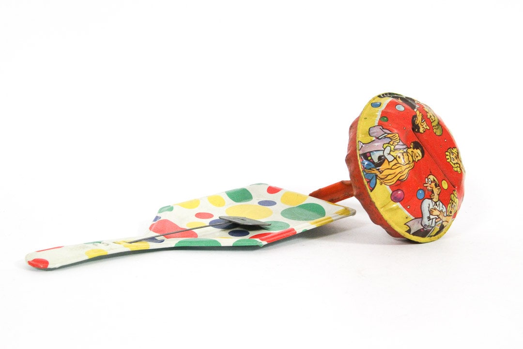 Vintage Tin Novelty Noise Makers Party Favors Birthday Party