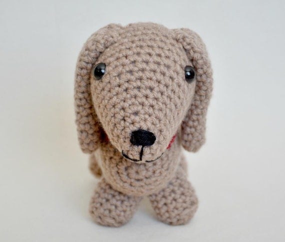 PATTERN: Dudley the Dachshund Crochet Pattern amigurumi