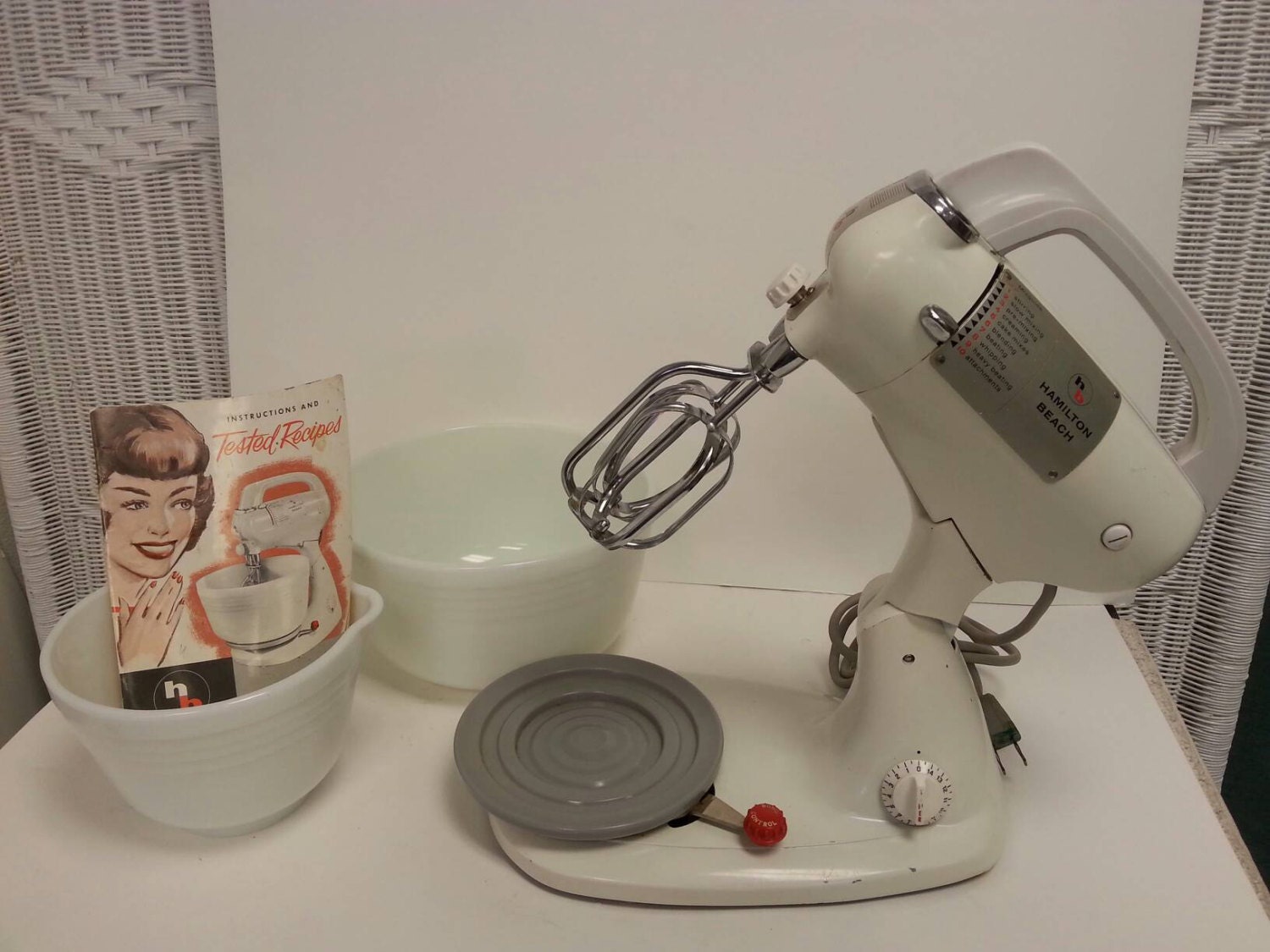 Free Shipping Hamilton Beach Model K Stand Mixer With Bowls