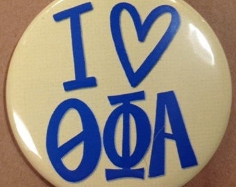 I {Heart} Theta Phi Alpha Button or Magnet