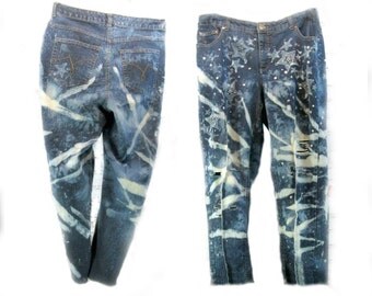 Ombre Denim Jeanup cycled jeans unique denim jean