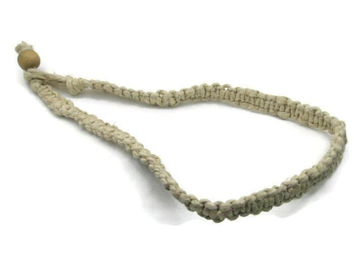 Natural Hemp Necklace for him men's hemp necklace phat