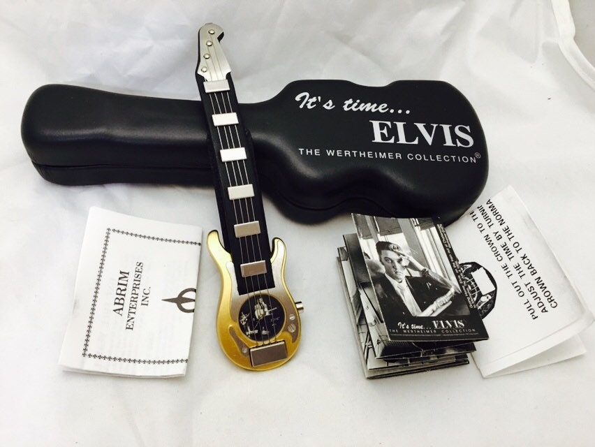 Elvis Pressley Guitar Watch by Wertheimer collection 1996