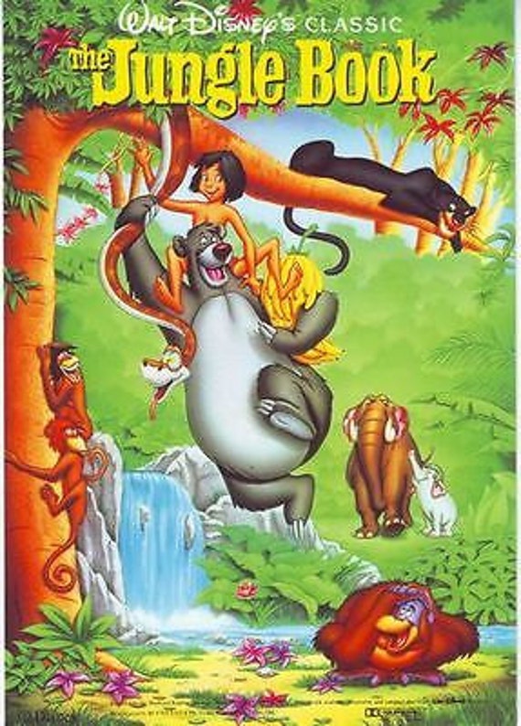 The Jungle Book Disney Movie Poster A3 Reprint