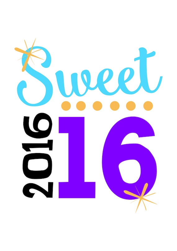 Free Free Sweet Sixteen Svg 548 SVG PNG EPS DXF File
