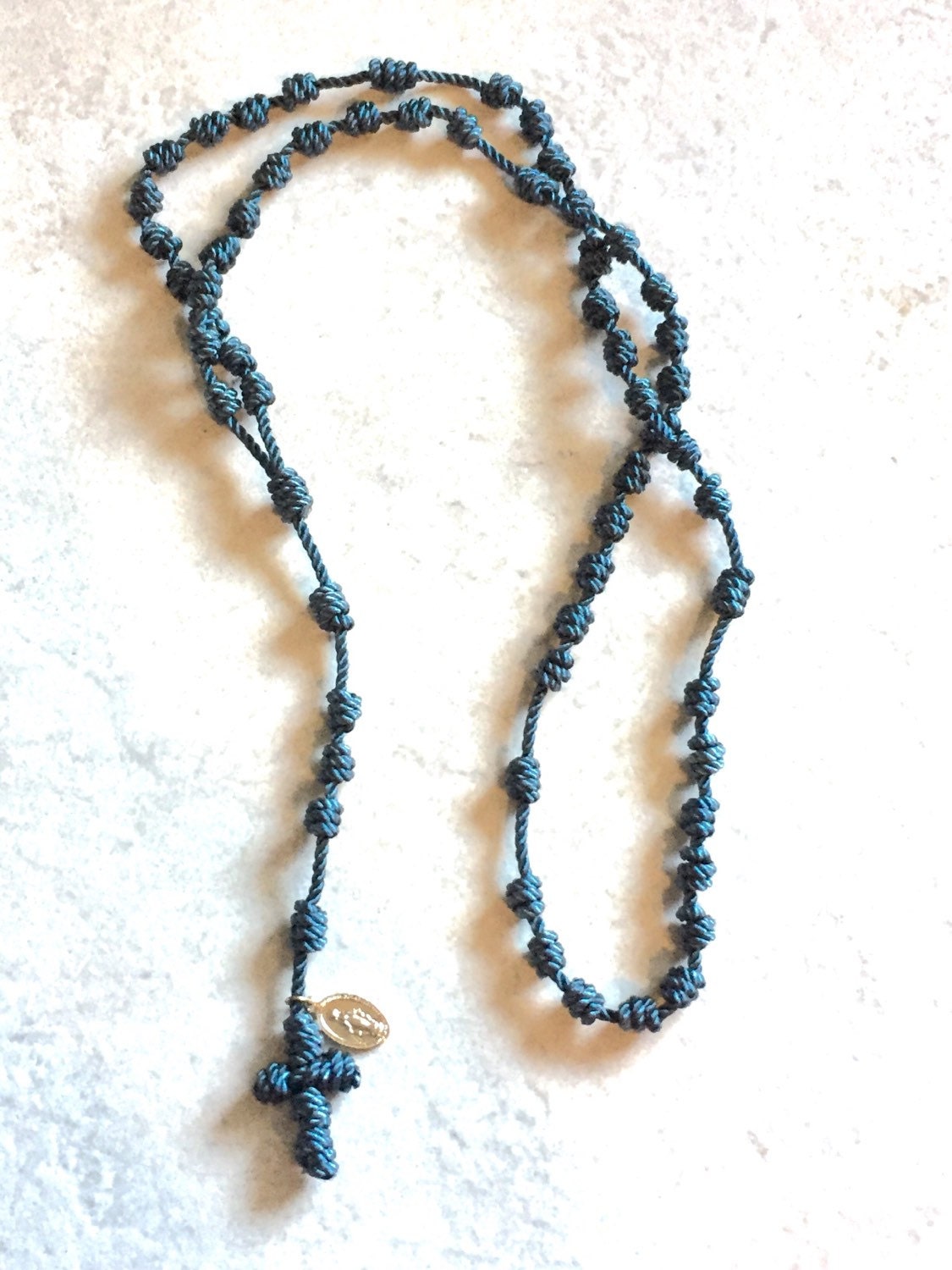 HandKnotted Rope Rosary