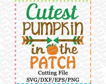 EXCLUSIVE Cutest Pumpkin in the Patch svg, pumpkin svg, thanksgiving svg, autumn svg, pumpkin patch cutie svg, LIMITED commercial use