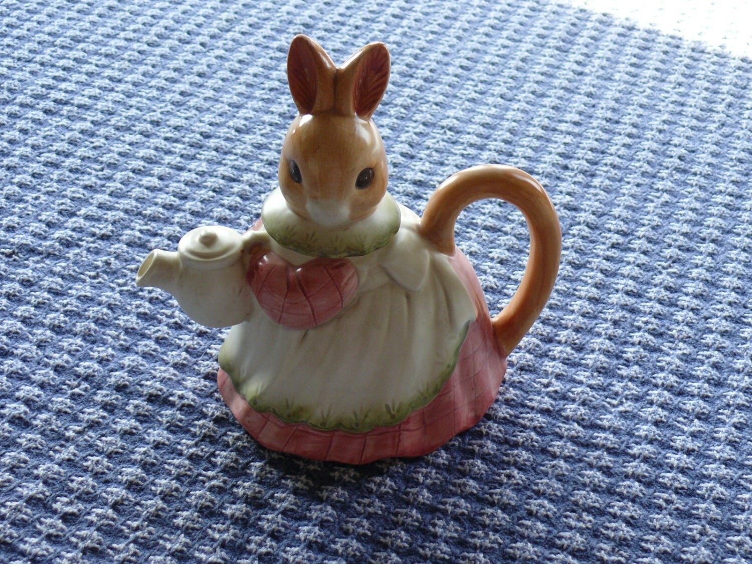 Rabbit Tea Pot Takahashi San Francisco Handpainted Japan