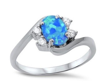 Silver opal engagement ring everquest