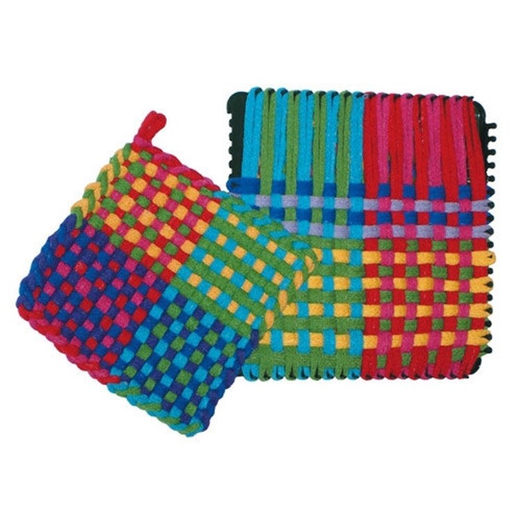 Pot Holder Weaving Loom 7 by MielkesFiberArts on Etsy