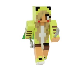 Pikagirl - 4" Action Figure Toy, Plastic Craft by EnderToys