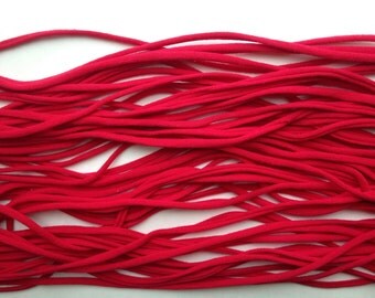 T-shirt Yarn, Ruby Red from Upcycled cotton T-shirt