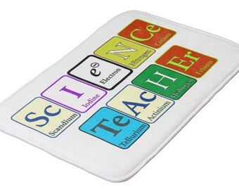 Custome Science Teacher / Chemistry Teacher of PhD Molecule Bath Mats -