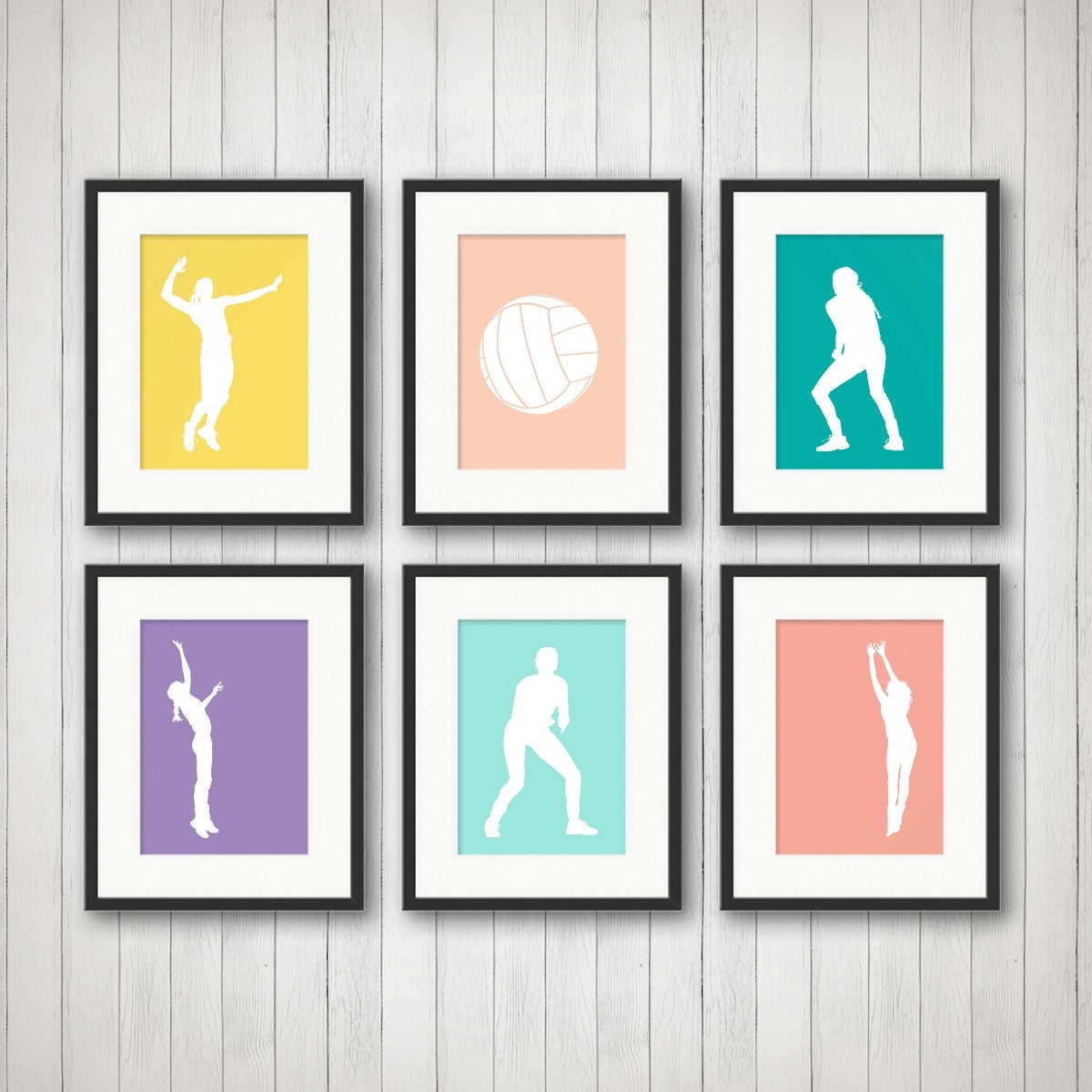 Volleyball Bedroom Decor Girl Sports Decor Volleyball