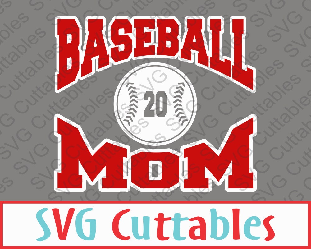 Download Baseball Mom SVG EPS DXF Vector Digital Cut File