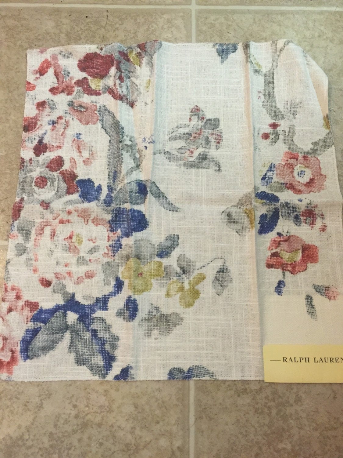 Ralph Lauren fabric Jardin Floral Summer Canvas by Fabricsamples10