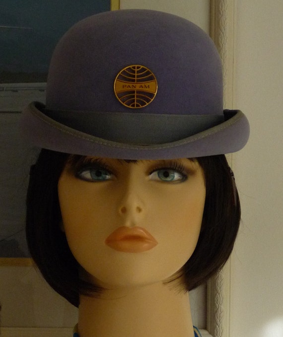 PAN AM Stewardess Flight Attendant Cabin Crew Uniform Hat