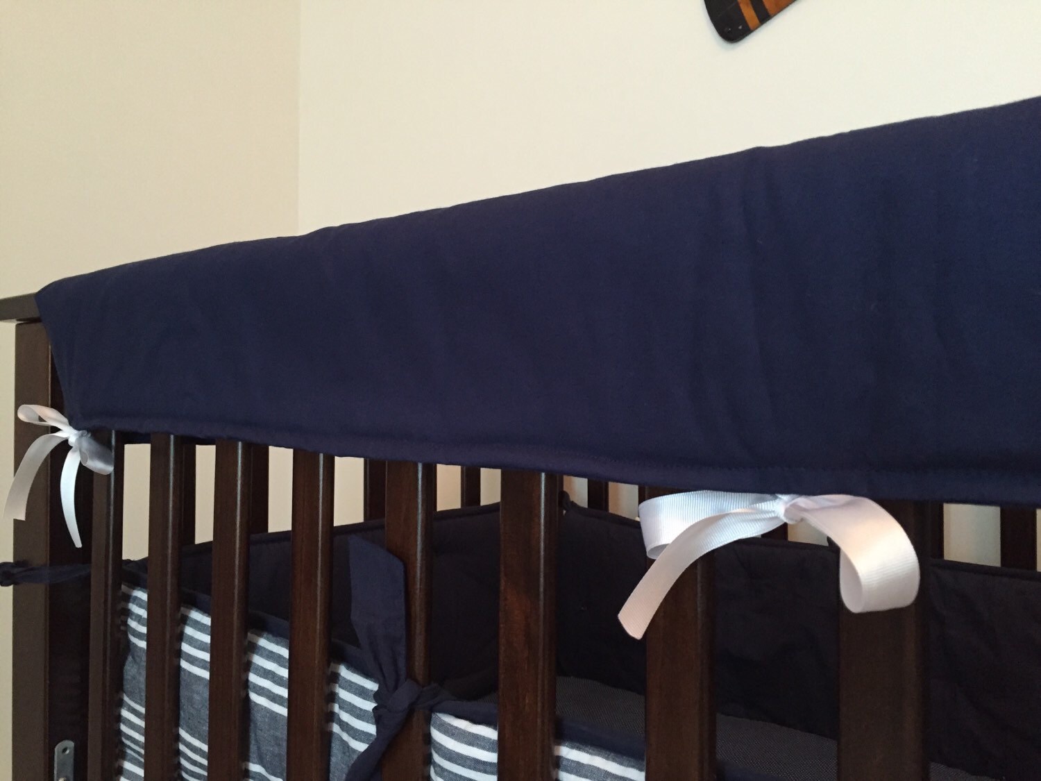 Navy teething guard blu teething rail guard