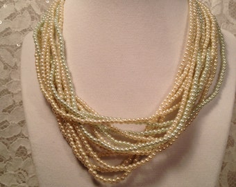 <p>Mini CZ Virgin Pearl Necklace</p>