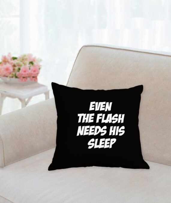 The Flash Custom Pillow 14 x 14 NOT a Cover