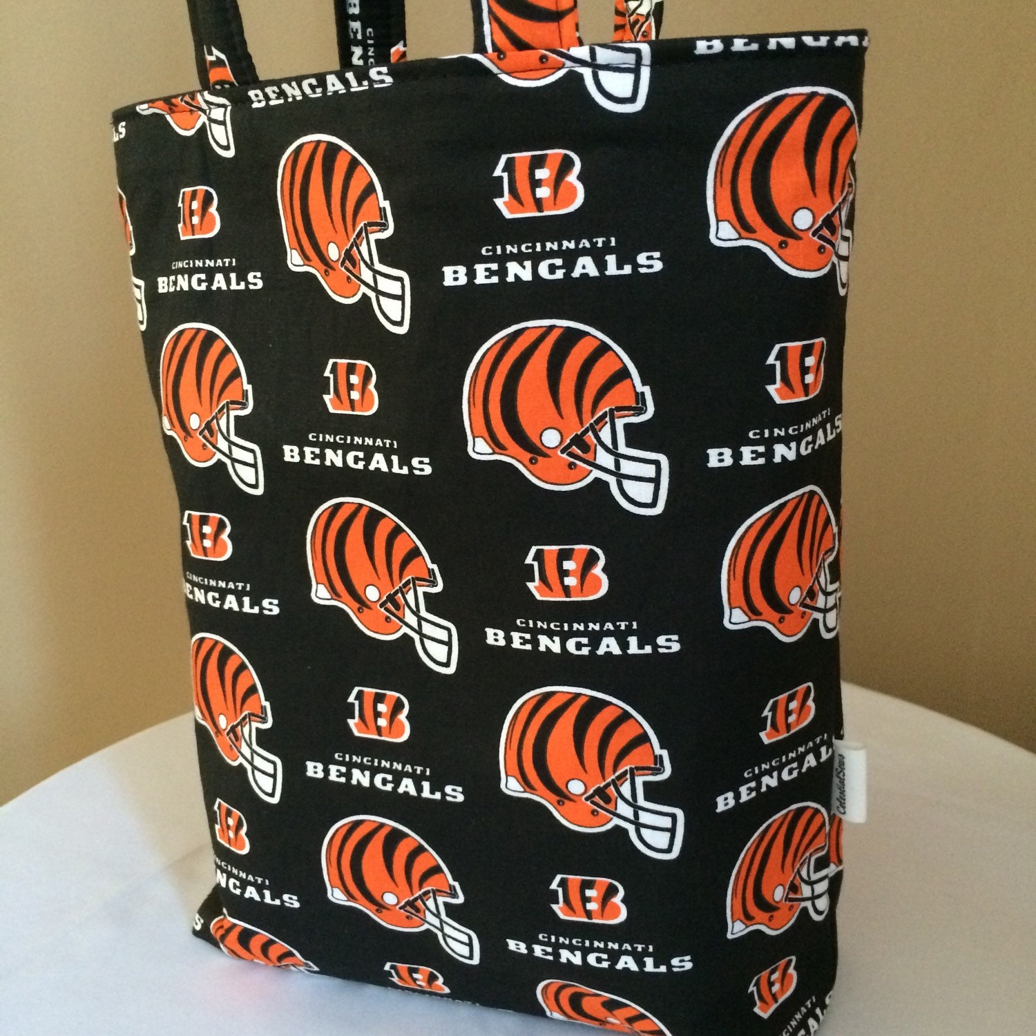 Bengals Tote Bag NFL Gift Bag Small Bengals Tote Bengals