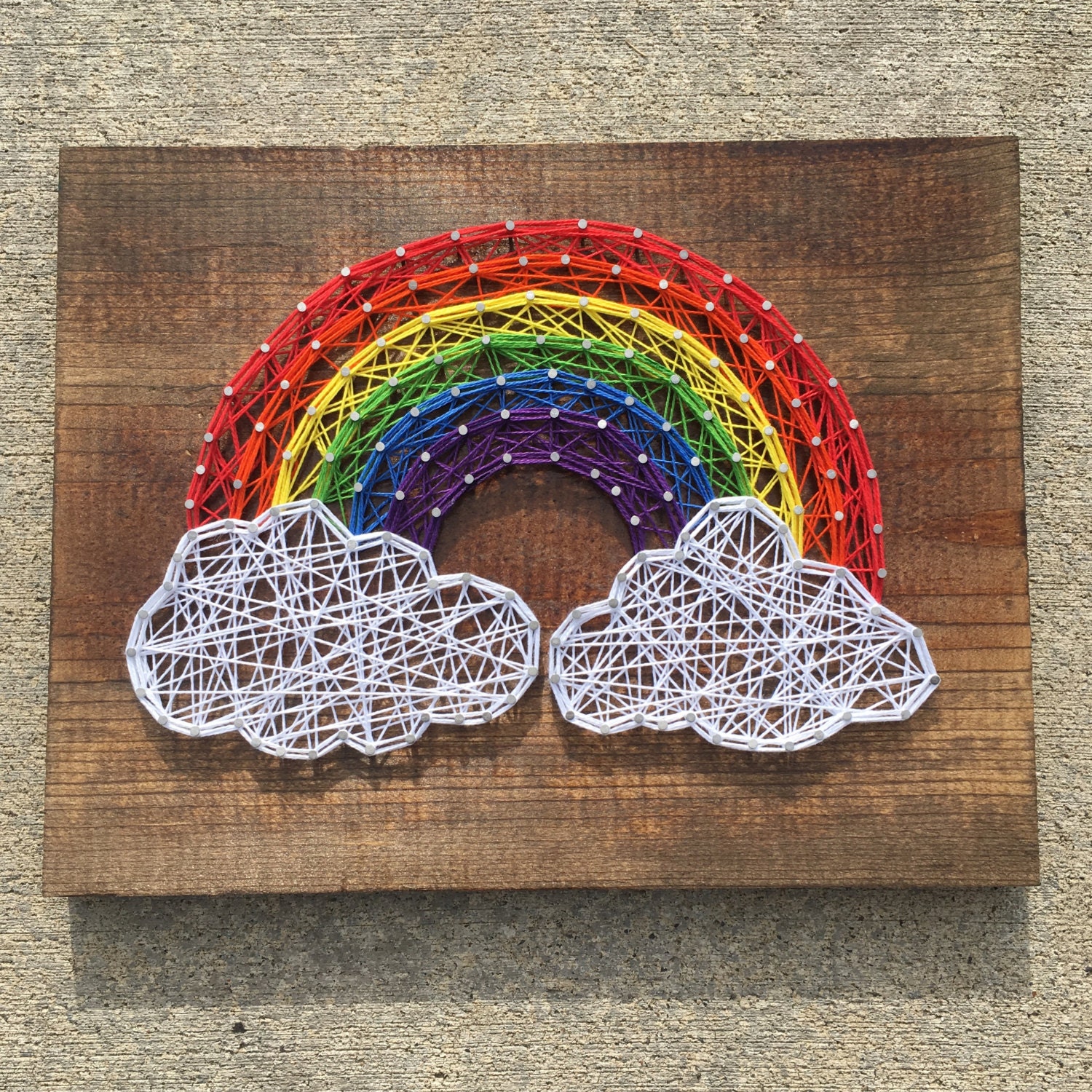 Rainbow String Art