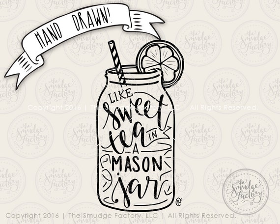 Free Free 133 Mason Jar Sweet Tea Svg SVG PNG EPS DXF File