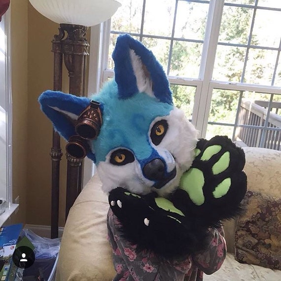 Custom Resin Head Fursuit by CompletelyHandmade1 on Etsy