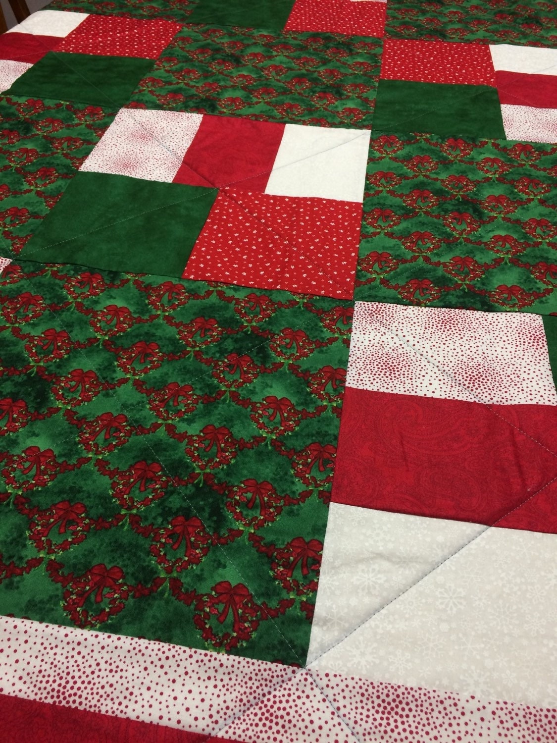 Handmade Christmas Quilt