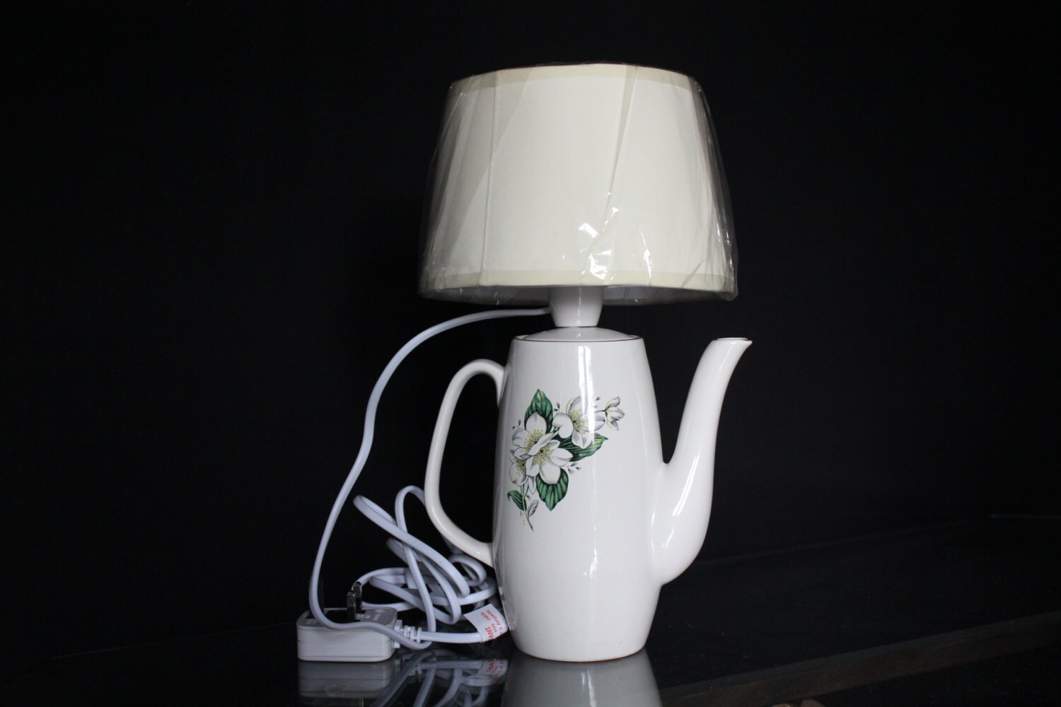 Coffee pot table lamp home gift vintage teapot table lamp