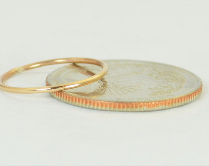 Thin Round Bronze Stacking Ring(s), Gold Bronze Ring, Bronze Stacking Ring, Bronze Jewelry, Bronze Ring, Dainty Bronze Ring, boho Ring