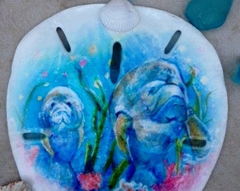 Manatee christmas | Etsy