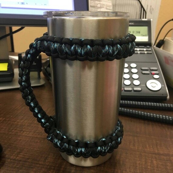 YETI Cup 20oz Paracord Handle Custom Two Color Choices   Il 570xN.1029972590 4a61 