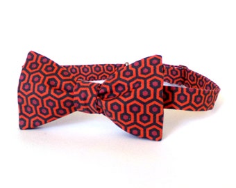 The Shining Self Tie Bow Tie Halloween Bowtie Stanley Kubrick Shining Carpet Heres Johnny Jack Nicholson Classic Horror Film Gift Accessory