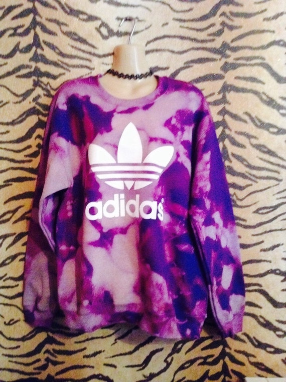 tie dye adidas sweater