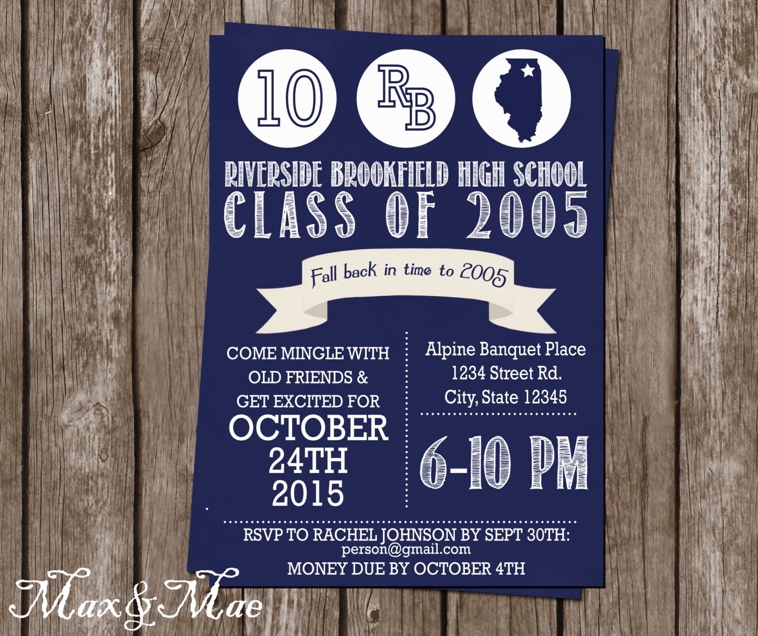 Free College Reunion Invitations Template 46