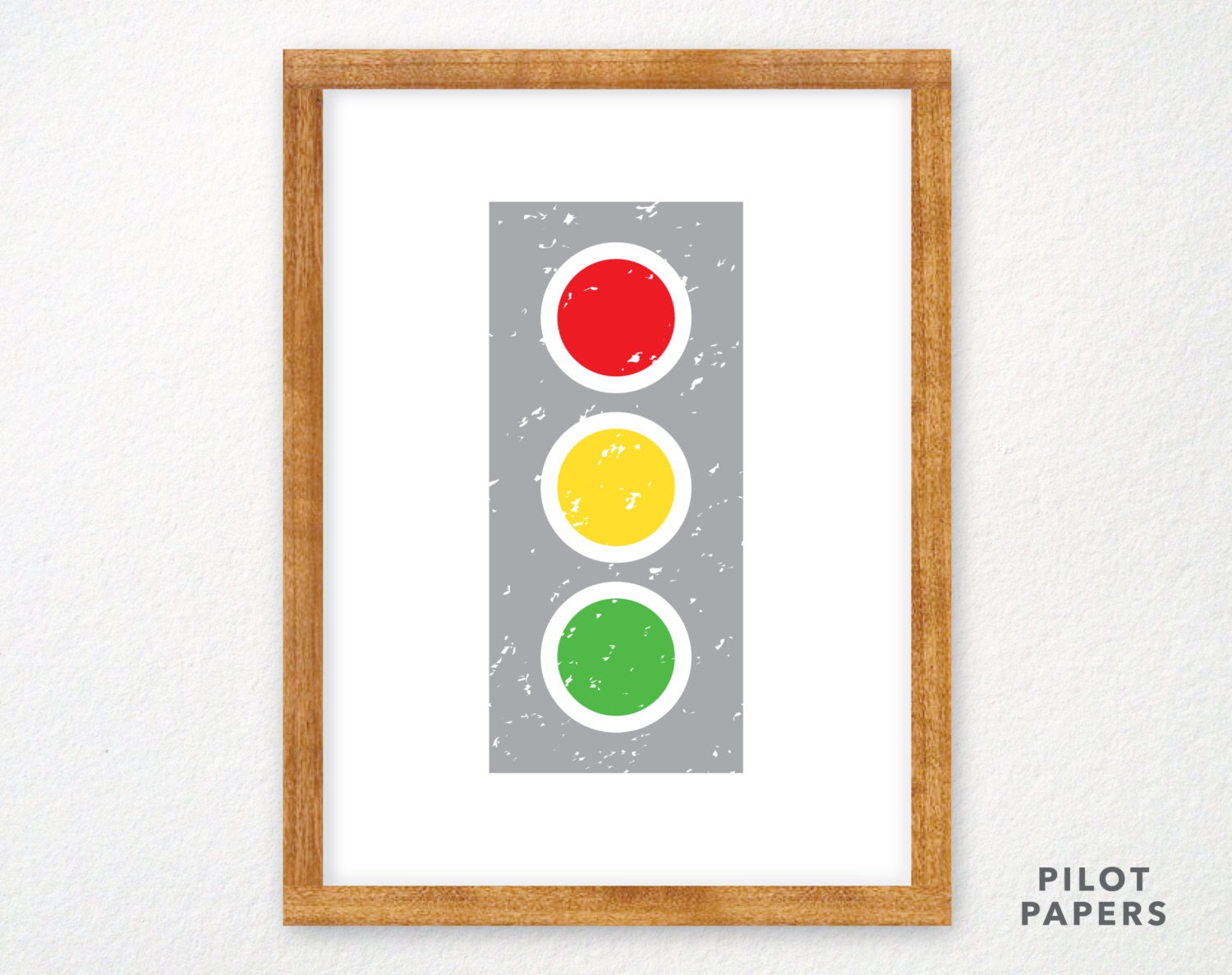 stoplight traffic light poster for baby nursery toddler