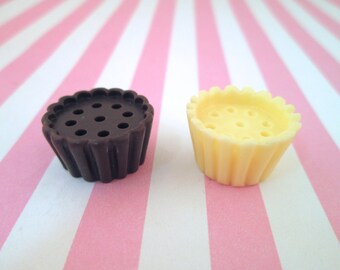 20mm Cupcake Base Cabochons, Great for Making Decoden Cup Cakes, #168a
