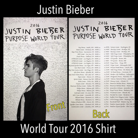Justin bieber tour dates