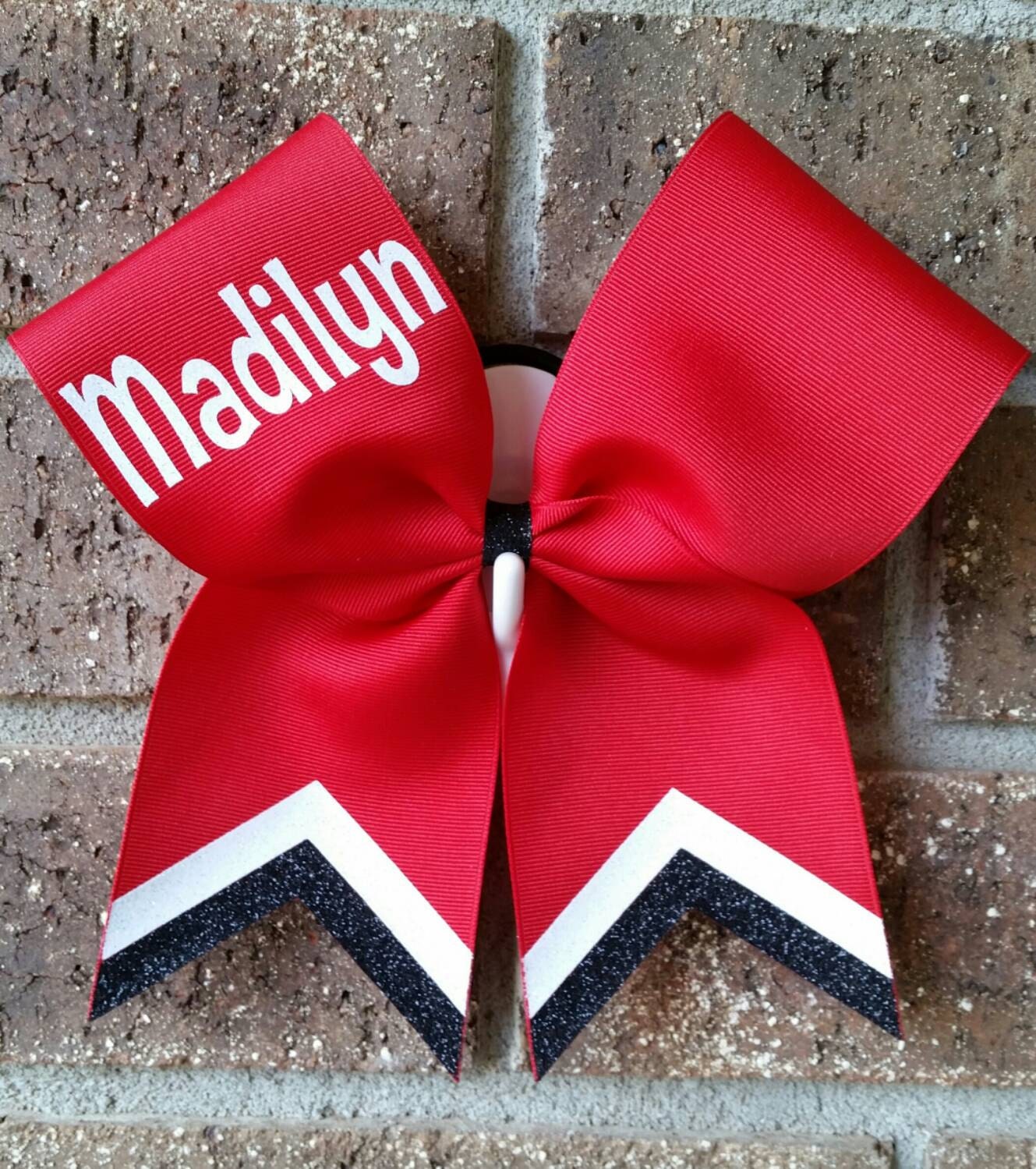 Custom Cheer Bows Personalized With Name By Curlynoodlecreations